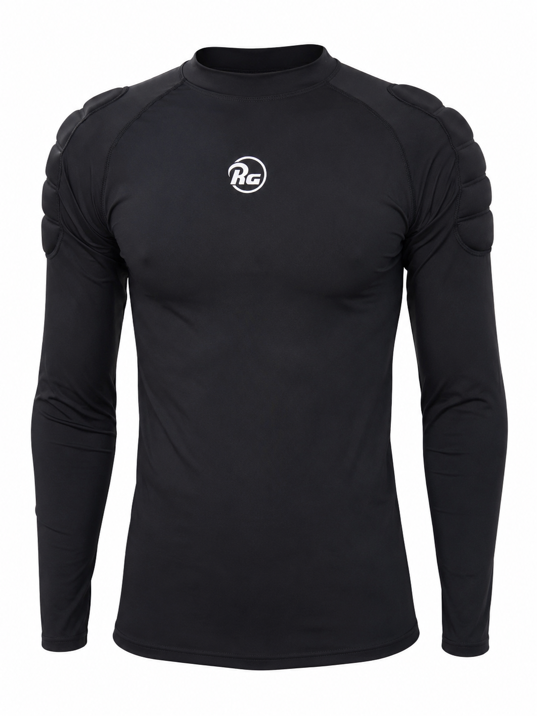 Compression T-shirt Padded Foam Black