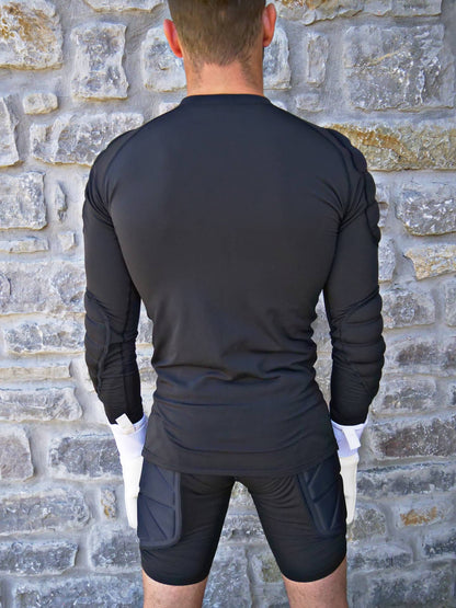 Compression T-shirt Padded Foam Black